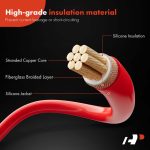 High Heat Spark Plug Ignition Wires For 2007-2013 Chevrolet Avalanche GMC Sierra Cadillac Escalade 1999-2018 - Image 3