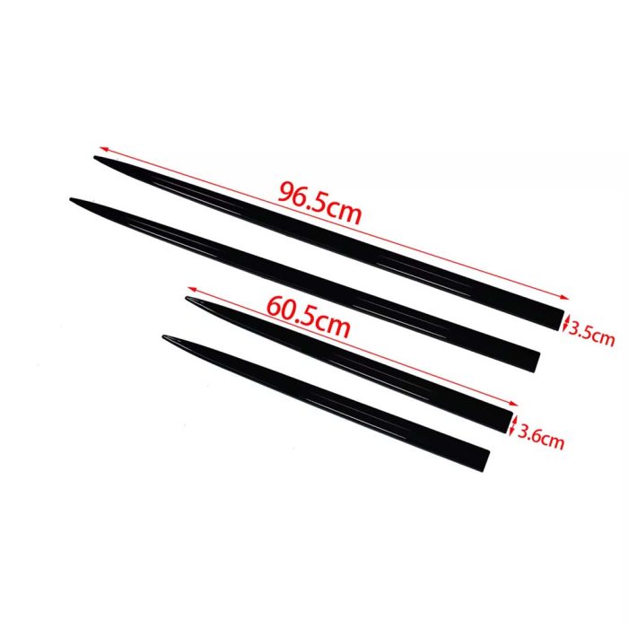 Gloss Black Universal Auto Body Anti-Collision Strip Plastic Material - Image 3