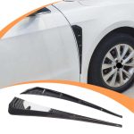 Type B Universal Side Fender Trim with Vent Design Car Door Fender Air Wing Protector - Image 2