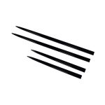 Gloss Black Universal Auto Body Anti-Collision Strip Plastic Material