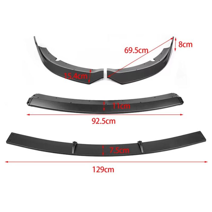Auto Front Bumper Lip Splitter for Dodge Charger SRT 2015-2020+ Automotive Front Lip Accessory - Image 4