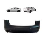 Part # 1108905-SO-A New Auto Rear Bumper for Tesla Model 3 | Step Back Style 2018-2025