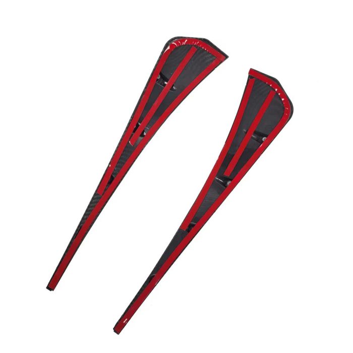 Type B Universal Side Fender Trim with Vent Design Car Door Fender Air Wing Protector - Image 3