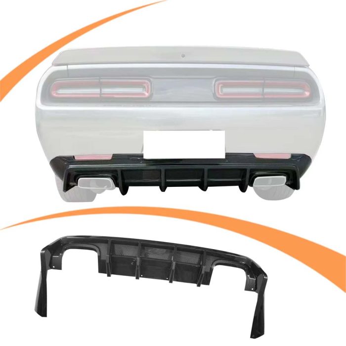 ABS Auto Rear Bumper Diffuser Lip for Dodge Challenger 2015 and Up - Image 2