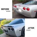Auto Carbon Fiber Rear Trunk Lid with High Wing Spoiler for Chevrolet Corvette C5 1997-2004 - Image 2