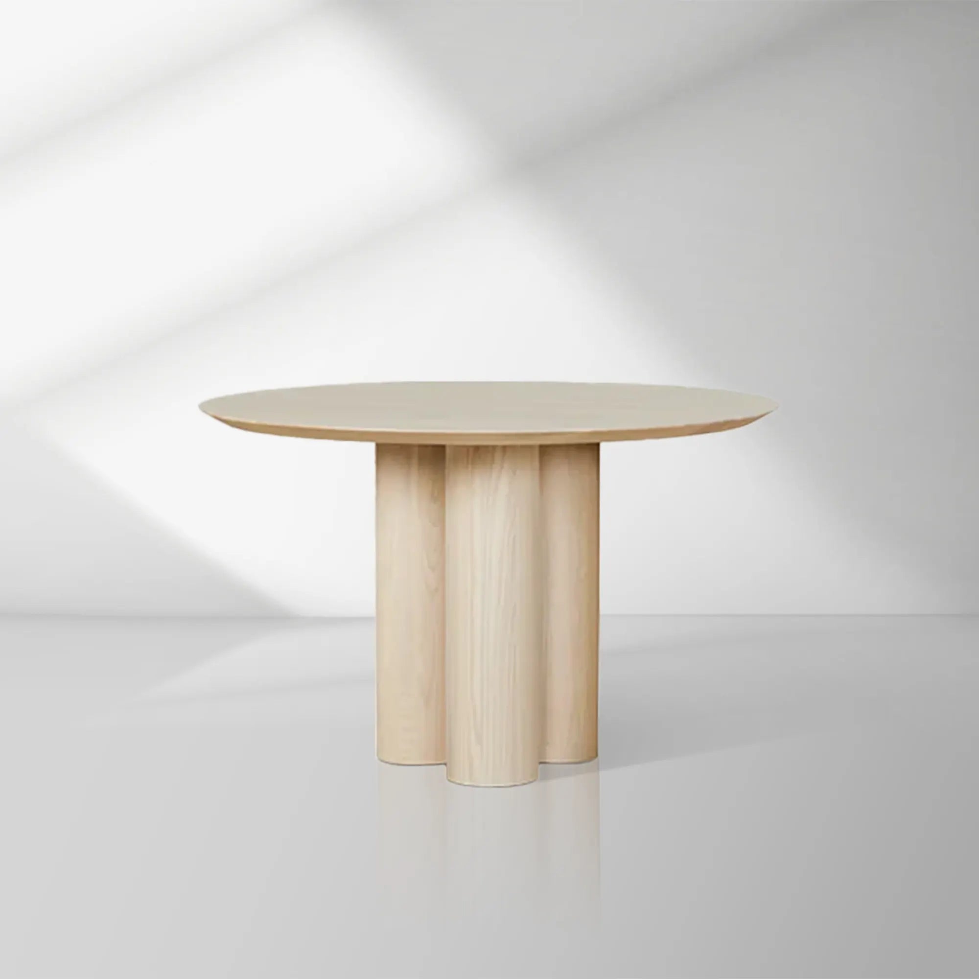 2000x2000_20250912_22_1_ff08dd0c-49b8-434f-ac8b-aee16ff6b5cf.jpg Reade Round Ash Wood Dining Table with Columnar Legs - Image 1