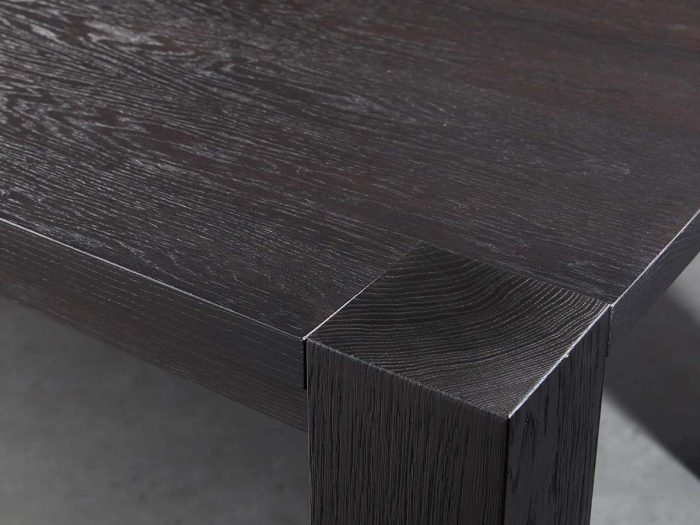 Parsons Rectangle Dining Table with Solid Romanian Oak - Image 4
