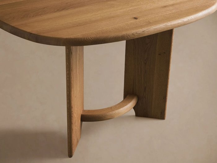 Jolson Wood Rectangular Extension Dining Table with Honey Finish & Dual 20" Leaves - Image 5