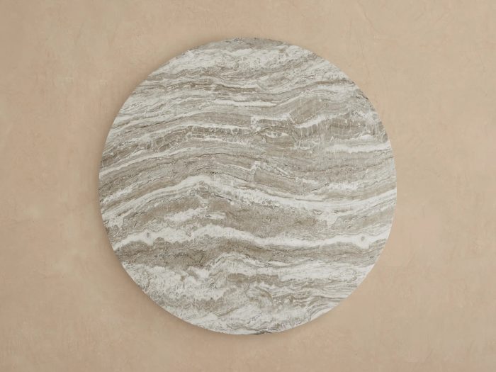 Edgewater Outdoor Round Jade Faux Marble Dining Table - Image 3