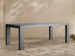 Canyon Outdoor Aluminum Dining Table Modern Minimalist Rectangular Dining Table - Image 3