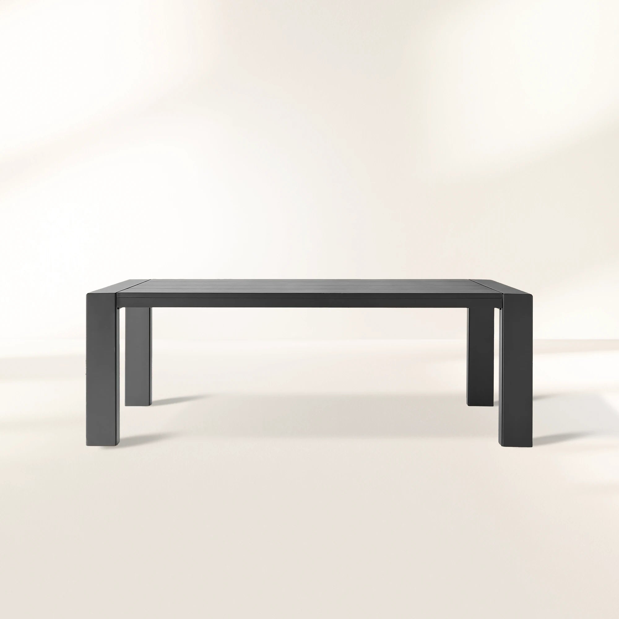 PL-Canyon_ODDT-LAVAGREY.jpg Canyon Outdoor Aluminum Dining Table Modern Rectangular Dining Table - Image 1