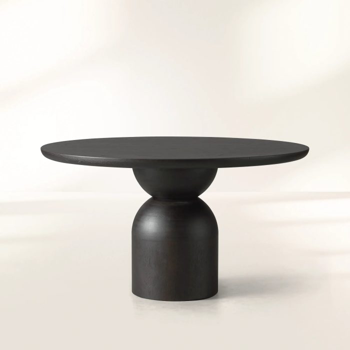 Perth Round Dining Table with Solid Romanian Wood - Image 8