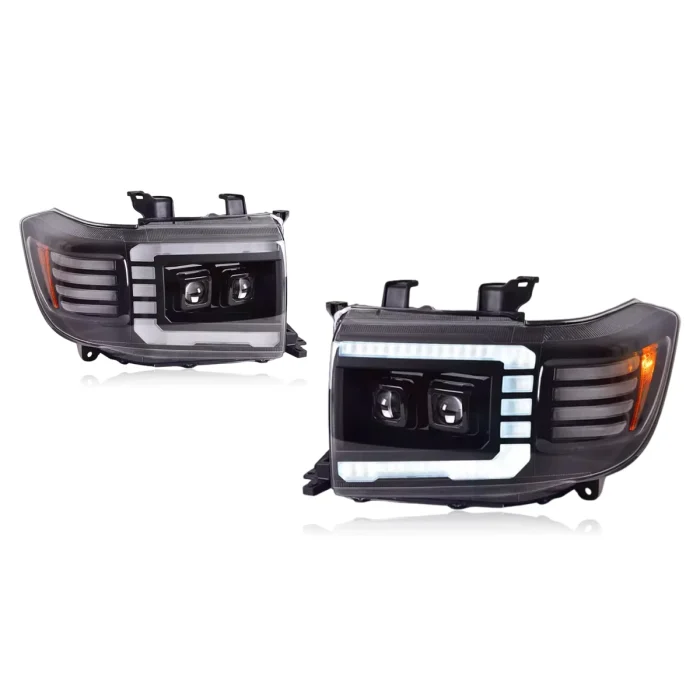 Car For Toyota Land Cruiser LC71 LC76 Headlight 2007-2022 Upgrade Modified to New DRL Dynamic Turn Signal LED Headlight Auto - Image 7