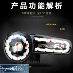 Car Lights For Toyota FJ Cruiser 2007-2017 LED DRL Auto Headlight Assembly Upgrade Startup Effect Projector Lens Accessories - Image 5