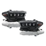 SINDAR 2pcs Projector Headlights LED For 2016-2023 N300 Toyota Tacoma W/Animation L+R