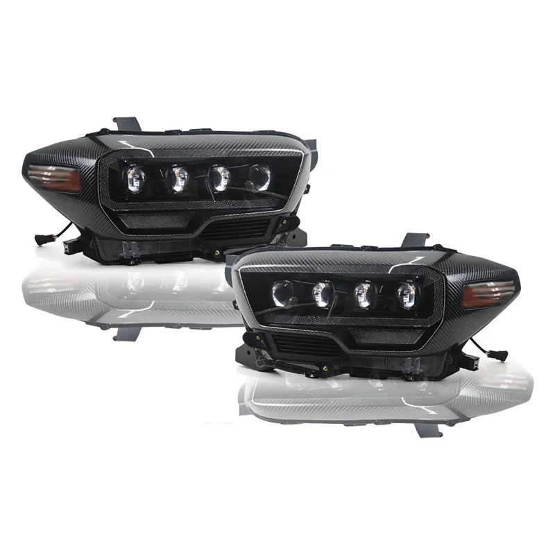S0e9d3e67658b4cc4bc5f9aea5d02b4c4V.webp SINDAR 2pcs Projector Headlights LED For 2016-2023 N300 Toyota Tacoma W/Animation L+R - Image 1