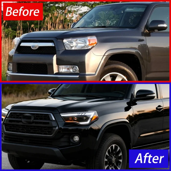 For Toyota 4Runner 2010-2023 Auto Headlights Assembly Upgrade New style LED Car Projector lens Plug and Play Tools Accessories - Image 3