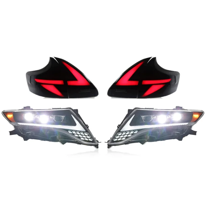 Car styling Headlights + Taillight For Toyota Venza 2009 2010 2012-2013 full LED Assembly Upgrade Projector Lens Accessories Kit - Image 5