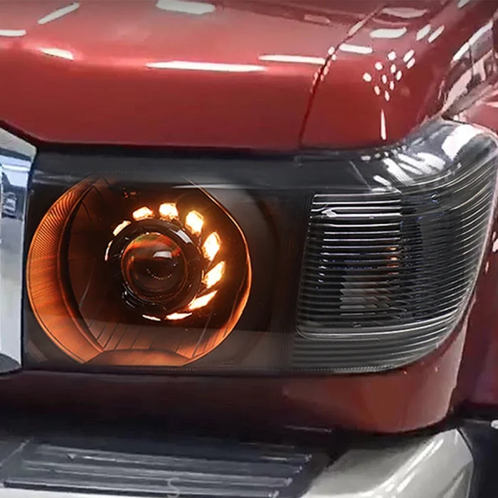 For Toyota Land Cruiser LC71 LC76 LC78 LC79 2006-2023 Headlight Assembly Upgrade Start Effect LED Projection Lens Accessories - Image 3