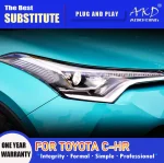AKD Head Lamp for Toyota C-HR LED Headlight 2018-2021 Headlights CHR DRL Turn Signal High Beam Angel Eye Projector Lens - Image 7