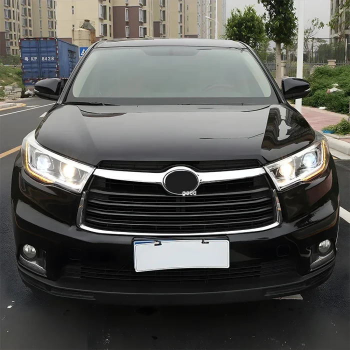 For Toyota Highlander Kluger 2015-2017 LED Car Front lamps Assembly Upgrade Dual Projector Lens Auto Headlights ccessories - Image 6