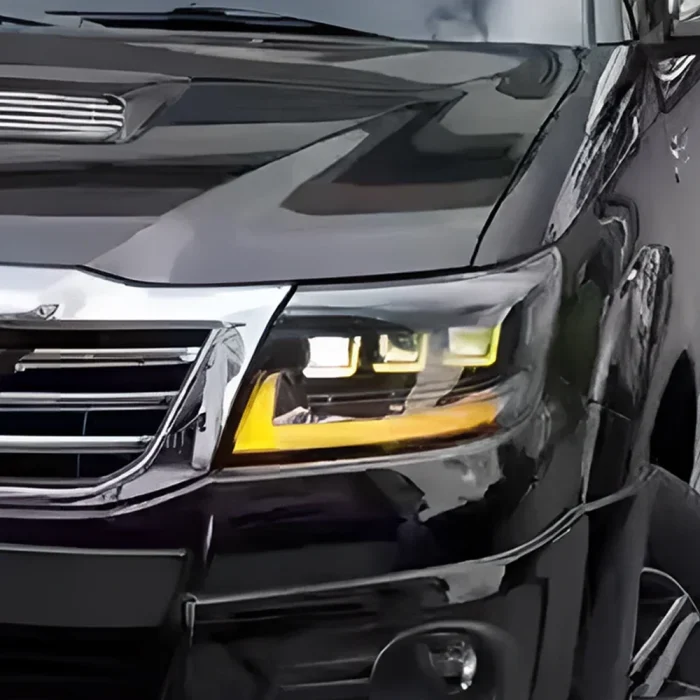 Car Head Lamp For Toyota Hilux Revo Vigo 2012-2014 Upgrade LED Projector Three Lens Dynamic Turn Signal Light  Accessories - Image 7