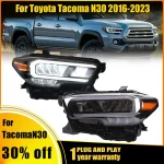 Car Front Lamp Full LED Headlights Assembly Clear Lens Parking Light For Toyota Tacoma 2016 2017 2018 2019 2020 2021 2022 2023 - Image 3