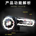 Car Lights For Toyota FJ Cruiser 2007-2017 LED DRL Auto Headlight Assembly Upgrade Startup Effect Projector Lens Accessories - Image 4