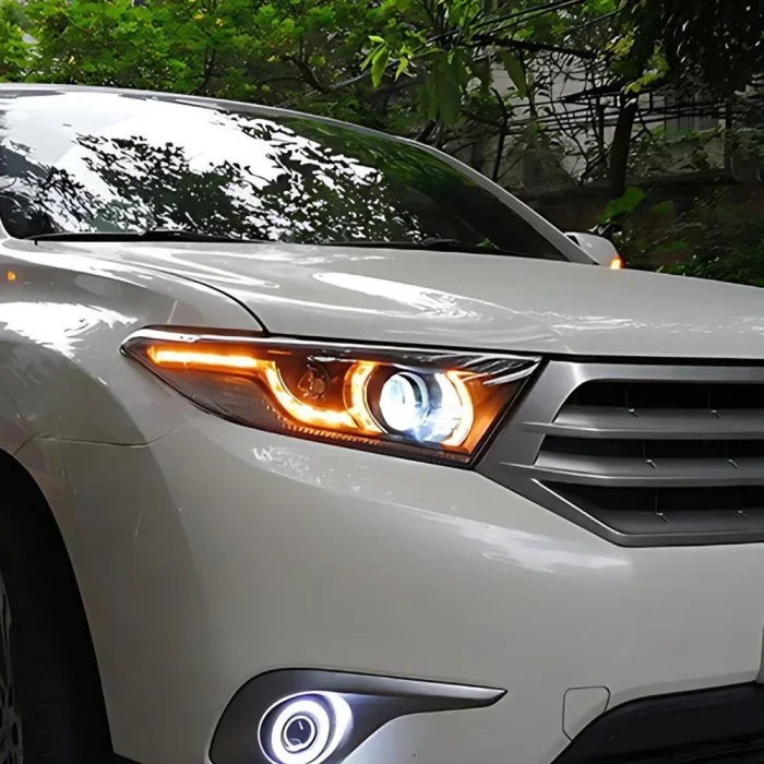 High Quality Auto Headlight For Toyota Highlander Kluger 2012-2014 LED Car Front lamps Assembly Upgrade Bifocal lens Accessories - Image 2