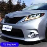 For Toyota Sienna 2011-2020 Car Front Lamps LED Auto Headlights Assembly Upgrade High Quality Projector Dual lens Accessories - Image 3