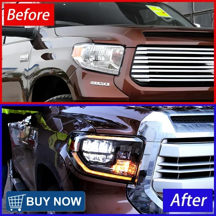Auto Headlights Assembly For Toyota Tundra 2014-2020 Led Car Front Lamps Upgrade High Configuration Projector Lens Accessories - Image 5