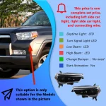 For Toyota 4Runner 2010-2023 Auto Headlights Assembly Upgrade New style LED Car Projector lens Plug and Play Tools Accessories