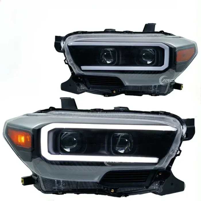 LED HeadLamp Assembly For Toyota Tacoma 2015 2016 2017 2018 2019 2020-2023 Lens Headlights DRL Sequential Turn Signal Front Lamp - Image 3