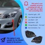 Car Lights For TOYOTA Crown Headlights Assembly 2005-2009 Upgrade New Style LED 3 Projector Lens Car Tools Accessories