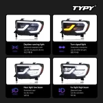 TYPY Car Light For Toyota Sequoia/Tundra Headlight 2007-2020 LED Projetor head Lamp DRL Headlight Auto Accessories - Image 6