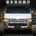 Car Lights For Toyota Hiace 2004-2018  Auto Headlight Assembly Upgrade New Style HID Projector Lens Tools Accessories - Image 5