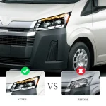 Car For Toyota Hiace Headlights Assembly 2019-2022 Upgrade Modified to New DRL Dynamic Turn Signal LED Headlamp Auto Accessories - Image 5