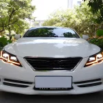 For Toyota REIZ MARK X 2010-2012 Front Headlights Fully Upgraded LED Dynamic Flowing Turn Signal Dual Lens Modification - Image 2