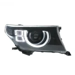 Head Lamp for TOYOTA Land Cruiser LED Headlight 2007-2015 Headlights LC200 DRL Turn Signal High Beam Angel Eye Projector