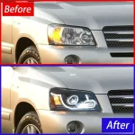LED Auto Headlights Assembly For Toyota Highlander 2000-2007 Upgrade High Quality Projector Lens Plug and Play Accessories - Image 4