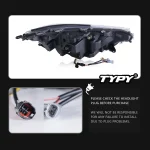 TYPY Car For Toyota Rav4 Headlight 2020-2025 Upgrade Modified to New DRL Dynamic Turn Signal LED Headlight Auto Accessories - Image 5