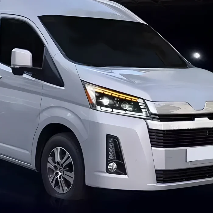 Auto Headlights Accessories For Toyota Hiace 2019-2022 LED Car Front lamps Upgrade Projector Dual Lens Plug and Play Assembly - Image 3