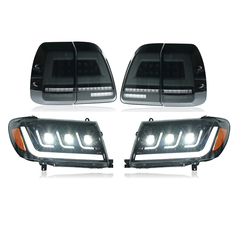 S3a39776ff2d74ea1aa411666a564cdba4.webp Car Styling Headlights for Land Cruiser LC100 LED Headlight 1998-2007 Head Lamp DRL Signal Projector Lens Automotive Accessories - Image 1