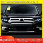 Pair Full LED Headlight Fit For Toyota Highlander 2012 2013 2014 Front Lamps Assembly Front Lamp Sequential Turning Signal DRL - Image 8