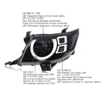 Car Lights for Toyota Hilux VIGO LED Headlamps 2012 2013 2014 Headlights Hilux DRL Turn Signal High Beam Angel Eye Lens Assembly - Image 3