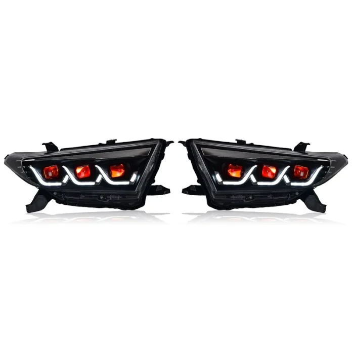 Pair Full LED Headlight Fit For Toyota Highlander 2012 2013 2014 Front Lamps Assembly Front Lamp Sequential Turning Signal DRL - Image 7