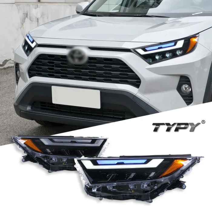 TYPY Car For Toyota Rav4 Headlight 2020-2025 Upgrade Modified to New DRL Dynamic Turn Signal LED Headlight Auto Accessories - Image 2