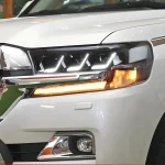 For Toyota Land Cruiser 2016-2019 Car Front Lamps Upgrade Three Projector Lens Hot Sale Accessories LED Auto Headlights Assembly - Image 4