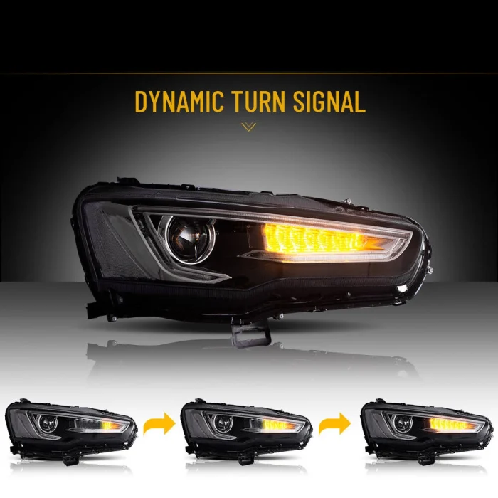 Car Styling Car Headlight Assembly For Mitsubishi Lancer 2008-2017 LED Head Lamp Car Tuning Light Parts Plug And Play - Image 7