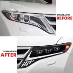 Head Lamp for Toyota Venza LED Headlight 2009 2010 2011 2012 2013 Headlight Hybrid DRL Turn Signal High Beam Angel Eye Projector - Image 5